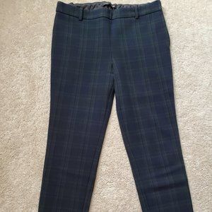 ZARA tartan/plaid print pants